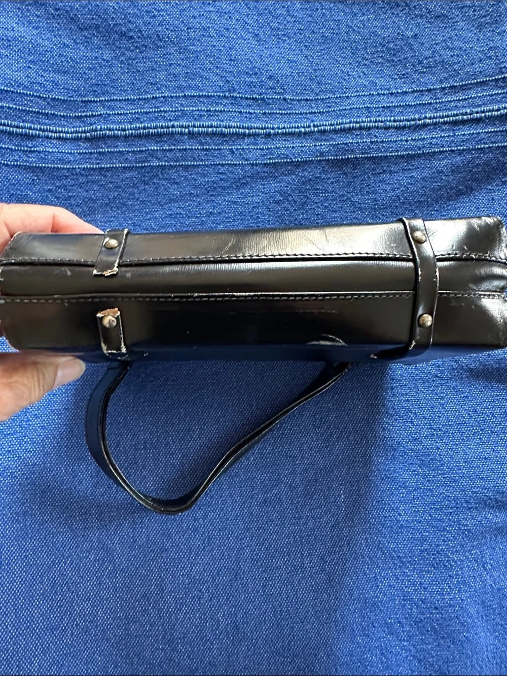 Vintage Embossed Leather Purse